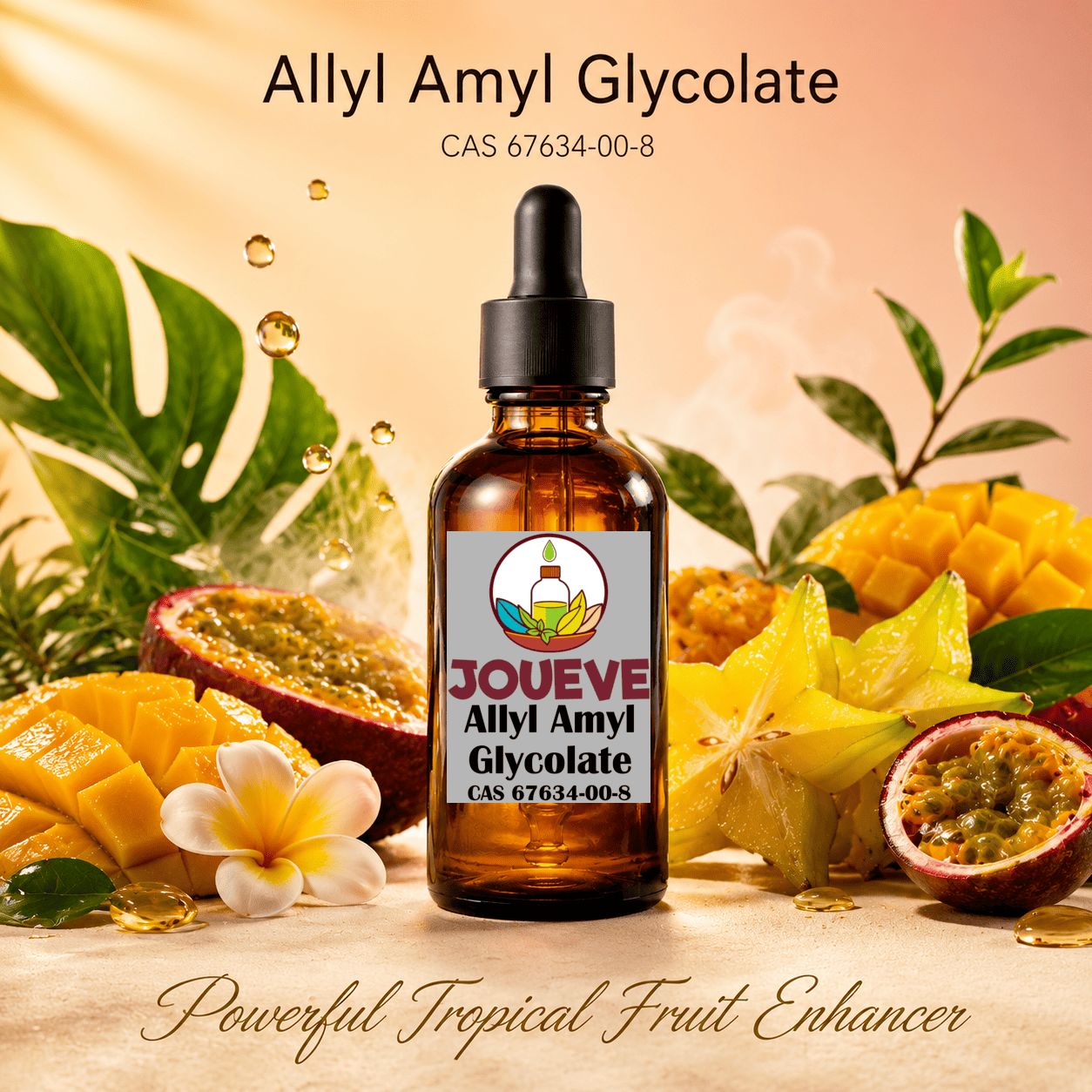 Allyl Amyl Glycolate Perfumery Aroma Chemical with Juicy Pineapple Green Fruity Tropical Scent CAS 67634-00-8