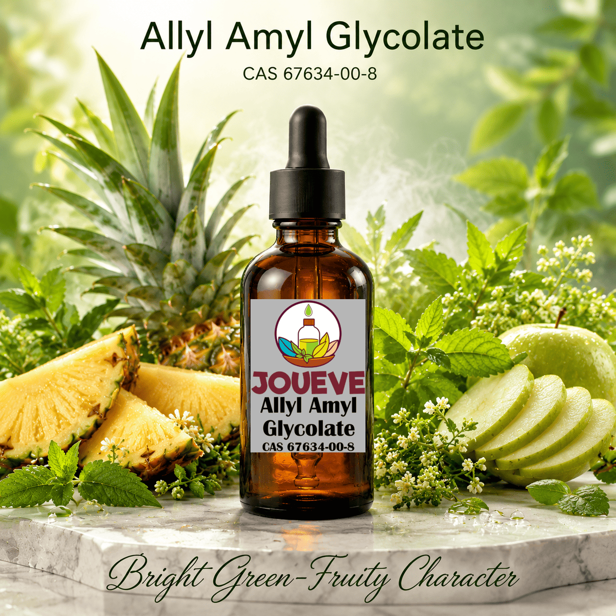 Allyl Amyl Glycolate Perfumery Aroma Chemical with Juicy Pineapple Green Fruity Tropical Scent CAS 67634-00-8