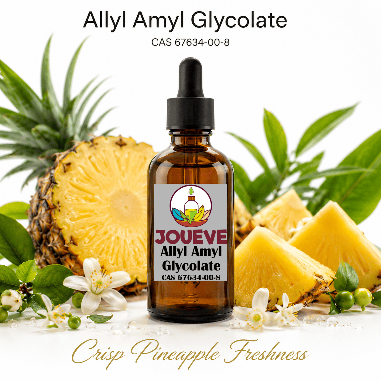 Allyl Amyl Glycolate Perfumery Aroma Chemical with Juicy Pineapple Green Fruity Tropical Scent CAS 67634-00-8