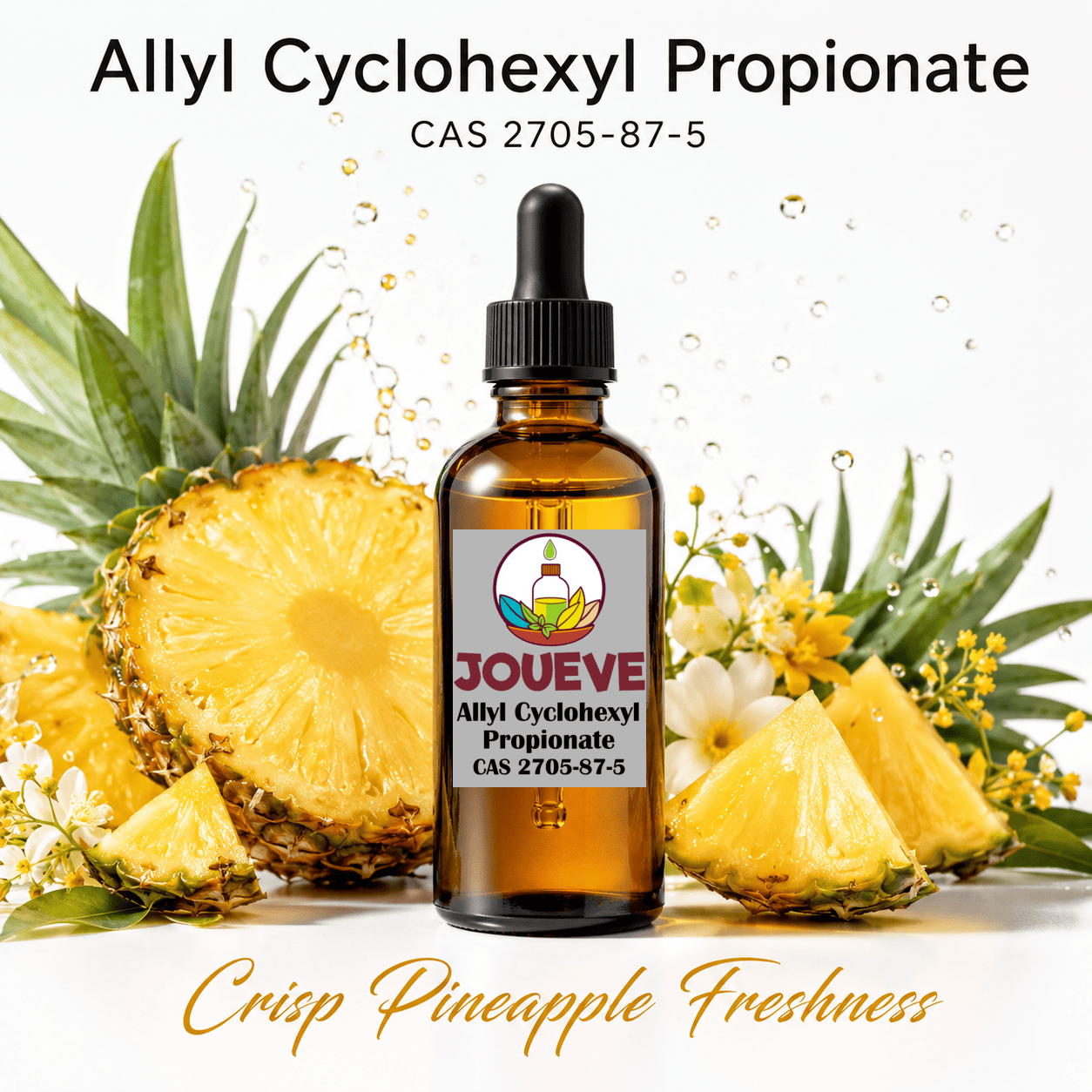 Allyl Cyclohexyl Propionate (CAS 2705-87-5) | Fruity Pineapple Aroma Chemical for Perfume, Home Fragrance & Aromatherapy Blends