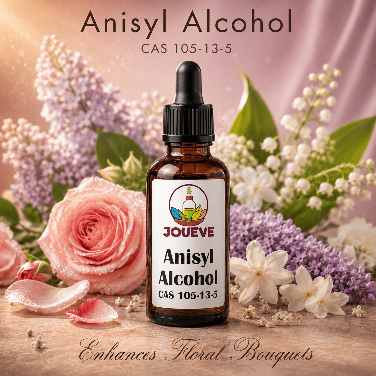 Anisyl Alcohol CAS 105-13-5 Perfumery Aroma Chemical with Sweet Floral Hawthorn Powdery Scent Fragrance Ingredient