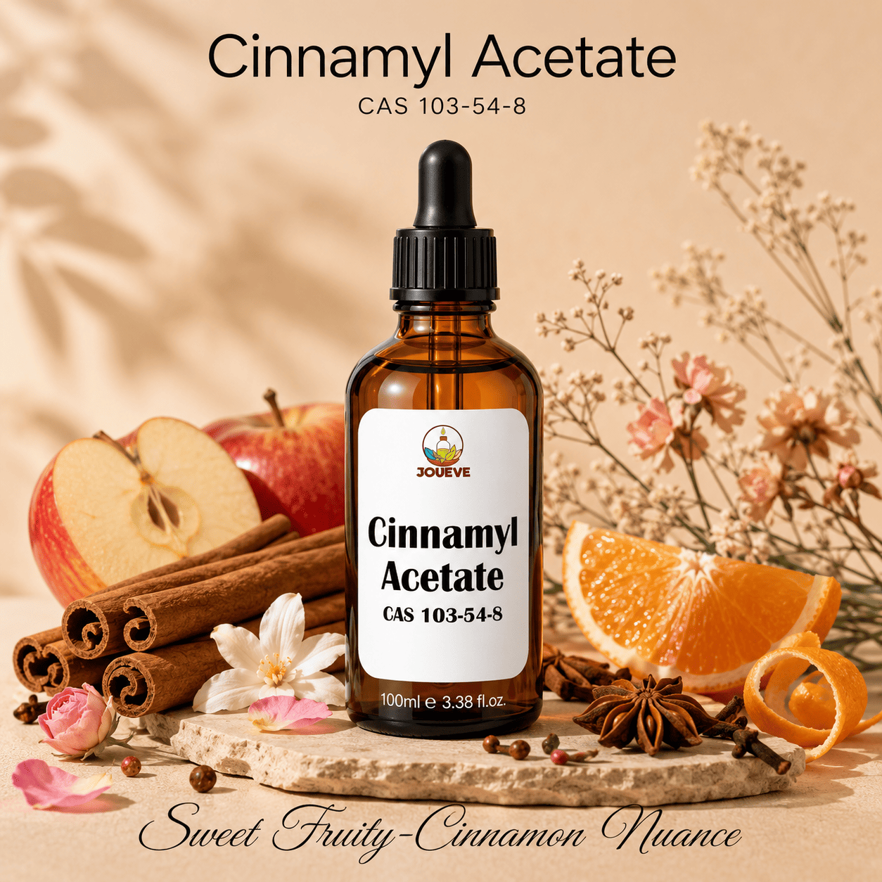 Cinnamyl Acetate CAS 103-54-8 Perfumery Aroma Chemical with Sweet Warm Spicy Cinnamon Floral Scent