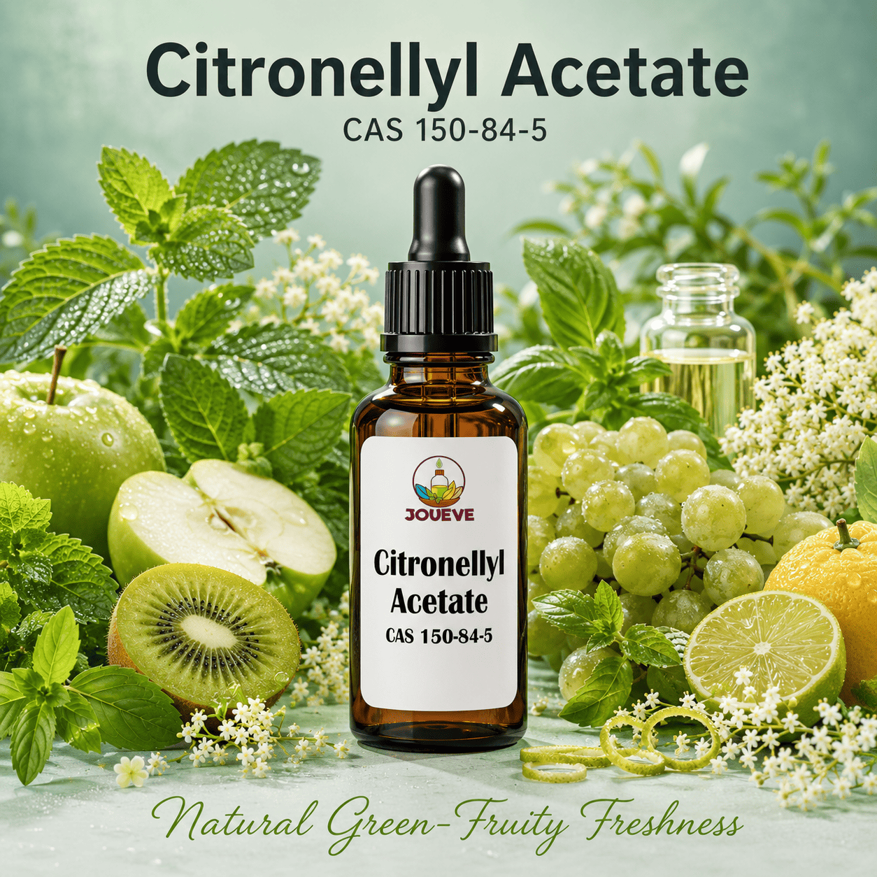 Citronellyl Acetate CAS 150-84-5 Perfumery Aroma Chemical with Fresh Rosy Citrus Floral Scent Fragrance Ingredient