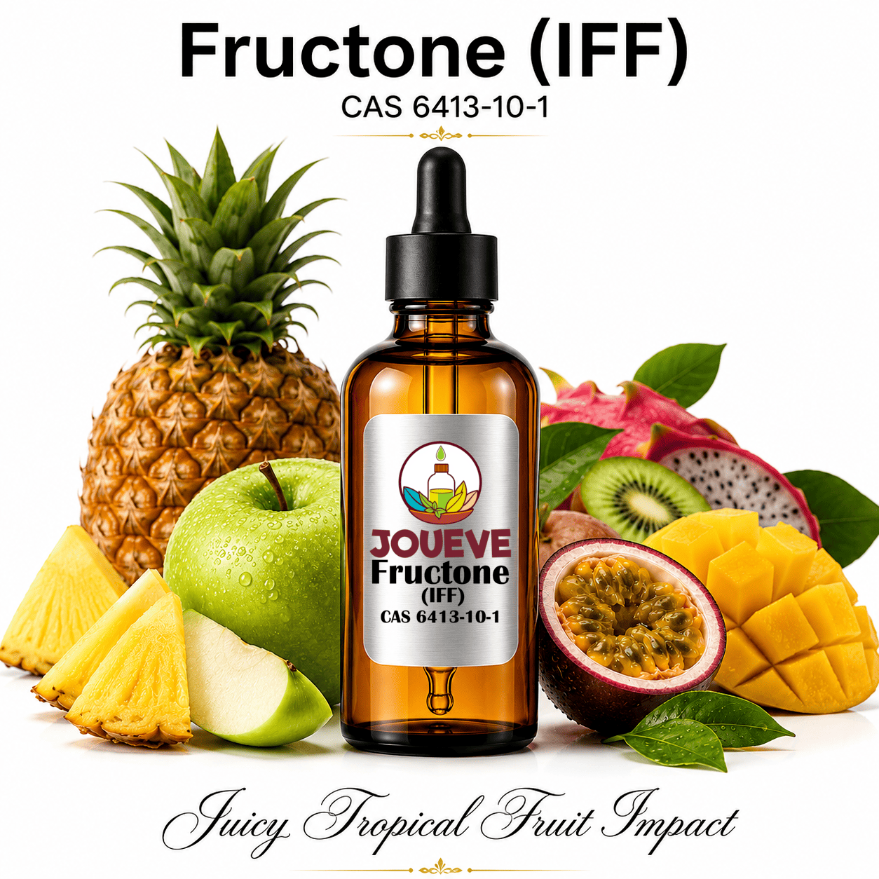 Fructone (IFF) Perfumery Aroma Chemical with Crisp Fresh Green Apple Scent Fragrance Ingredient CAS 6413-10-1