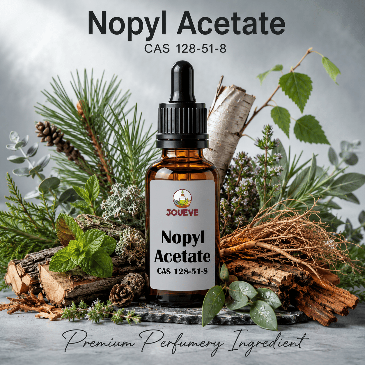 Nopyl Acetate CAS 128-51-8 Perfumery Aroma Chemical with Fresh Pine Woody Green Scent Fragrance Ingredient