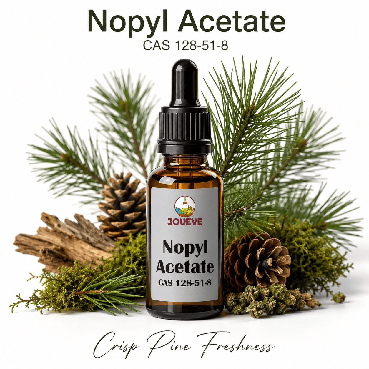 Nopyl Acetate CAS 128-51-8 Perfumery Aroma Chemical with Fresh Pine Woody Green Scent Fragrance Ingredient