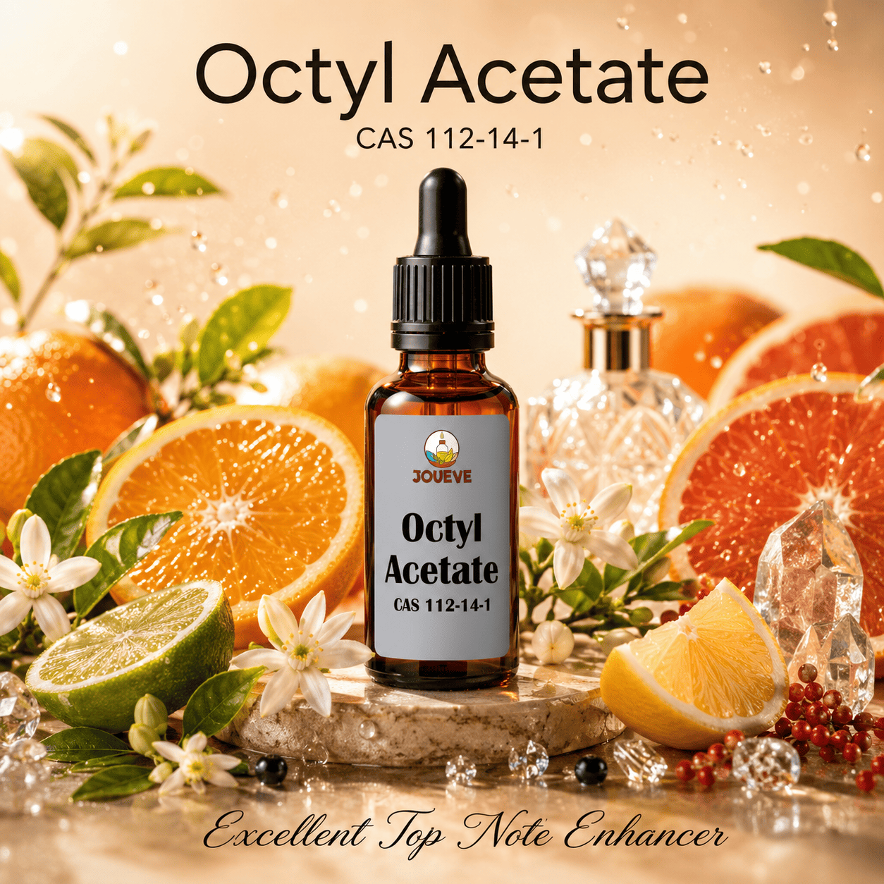 Octyl Acetate CAS 112-14-1 Perfumery Aroma Chemical with Fresh Sweet Fruity Orange Citrus Scent Fragrance Ingredient
