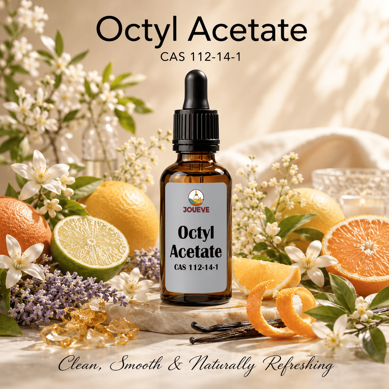 Octyl Acetate CAS 112-14-1 Perfumery Aroma Chemical with Fresh Sweet Fruity Orange Citrus Scent Fragrance Ingredient