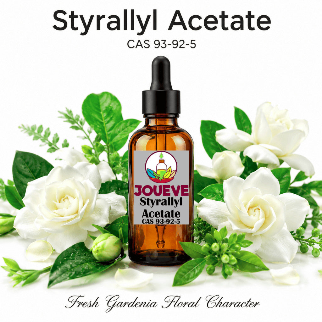 JOUEVE Styrallyl Acetate CAS 93-92-5 Perfumery Aroma Chemical with Fresh Green Floral Gardenia Hyacinth Scent