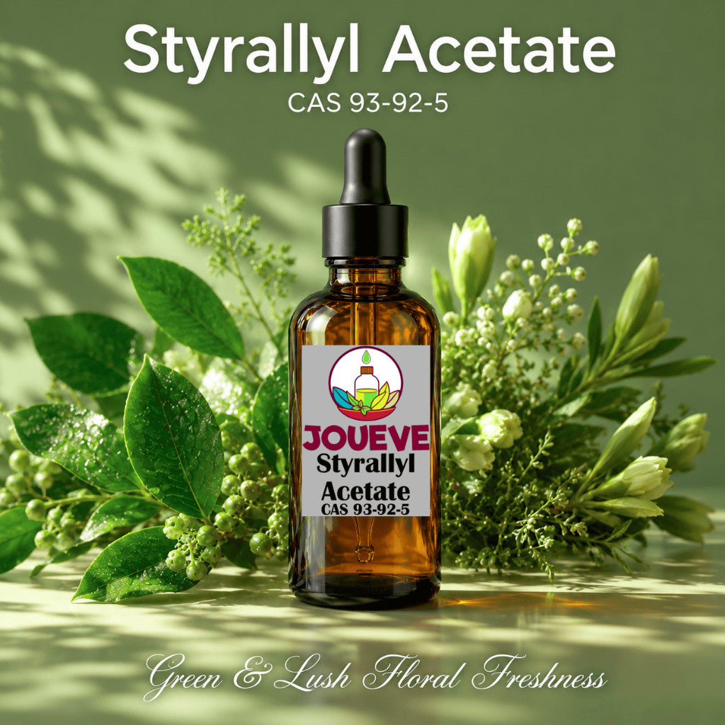 JOUEVE Styrallyl Acetate CAS 93-92-5 Perfumery Aroma Chemical with Fresh Green Floral Gardenia Hyacinth Scent