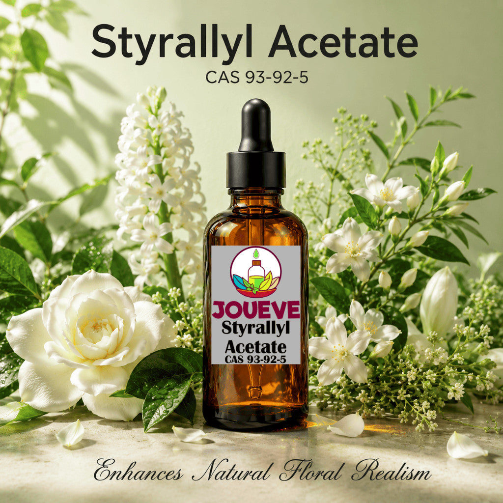 JOUEVE Styrallyl Acetate CAS 93-92-5 Perfumery Aroma Chemical with Fresh Green Floral Gardenia Hyacinth Scent