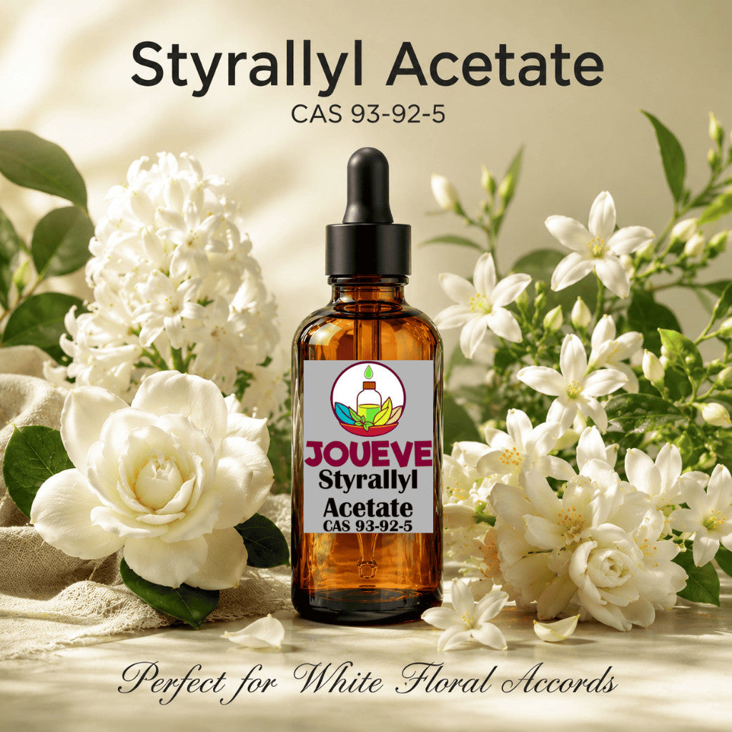JOUEVE Styrallyl Acetate CAS 93-92-5 Perfumery Aroma Chemical with Fresh Green Floral Gardenia Hyacinth Scent